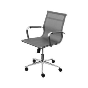 Kit 02 Cad Baixa Tela Cinza B. Rodizio